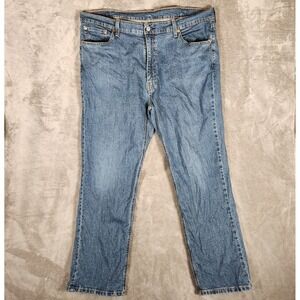 Levi's 541 Jeans Men's 40X29 (Tag‎ 40X30) Blue Zip Up Straight Wide Leg
